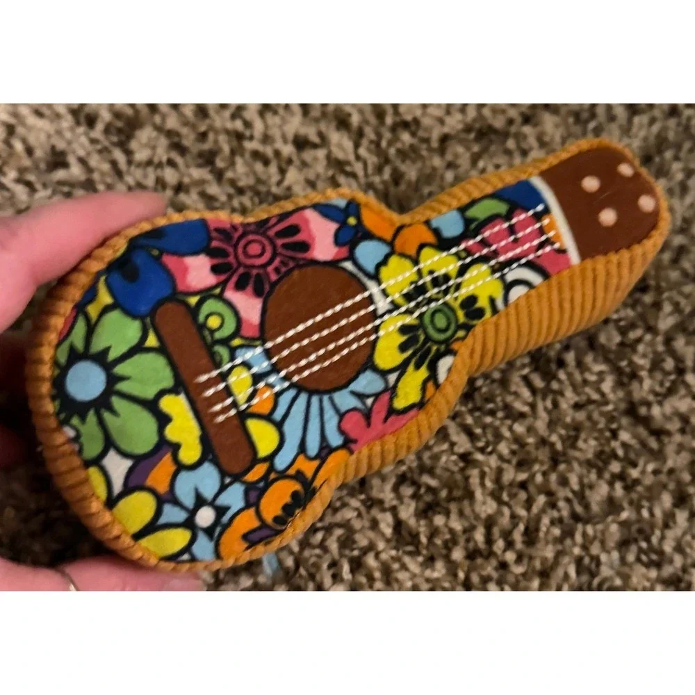 Bark Box- Guitar Licks, Doggy Paddler, & The Grim Meeper Plush Dog Toys